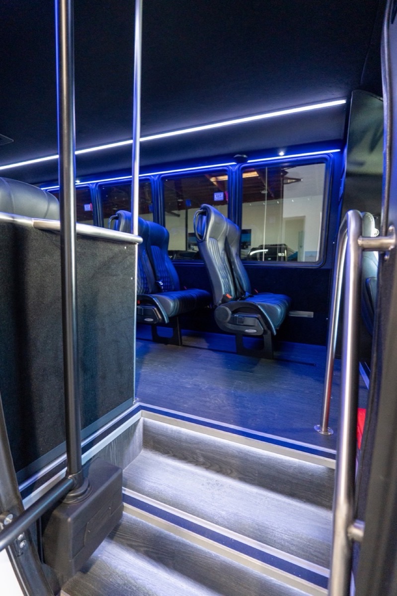 Executive bus seating
