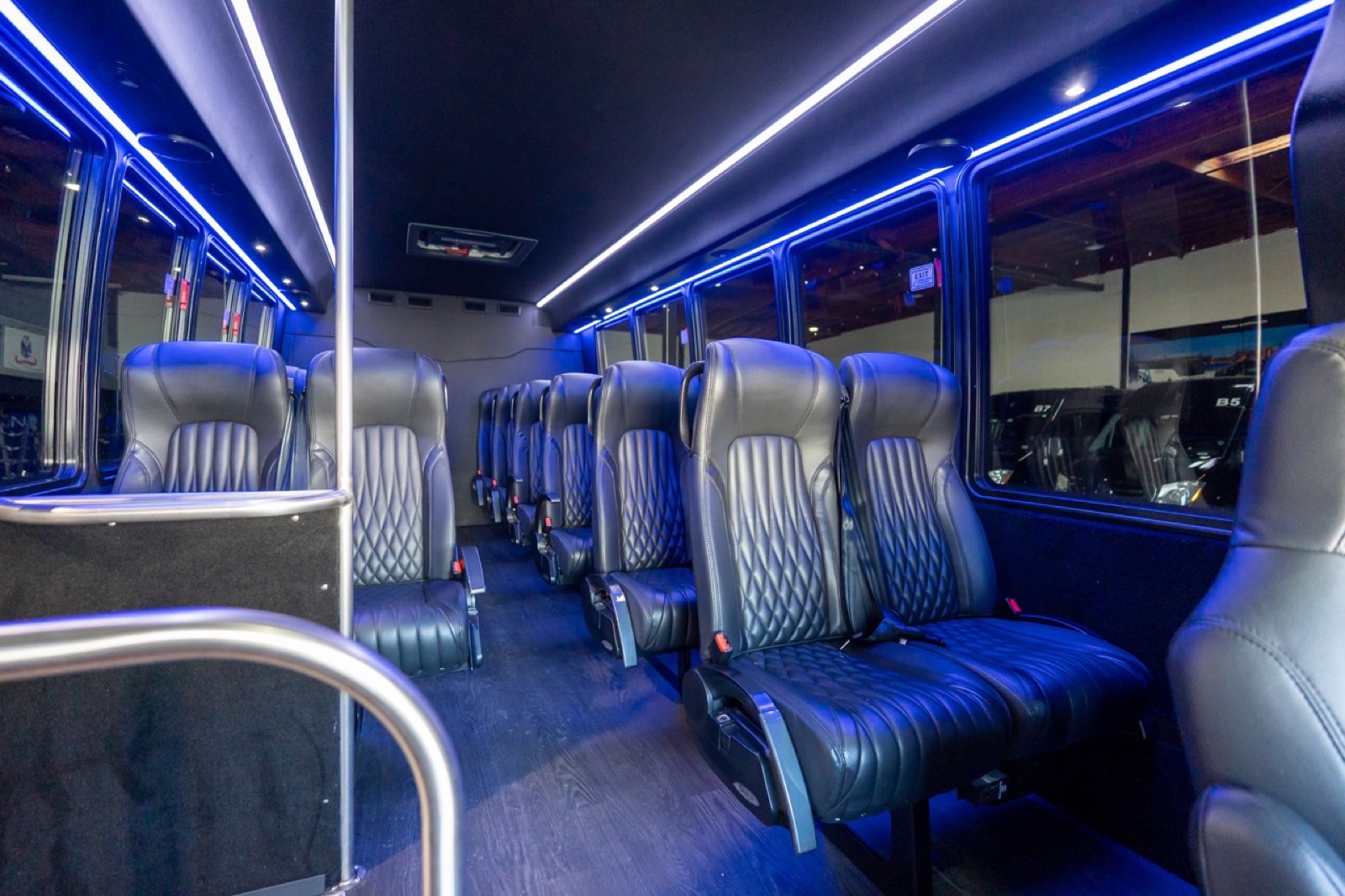 Interior of a Urban Coaches executive bus